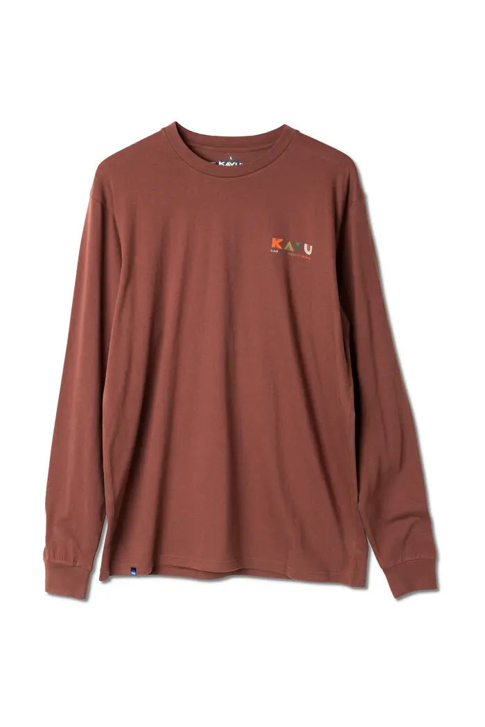 KAVU Angling Blues 衛衣 - Sepia KAVU