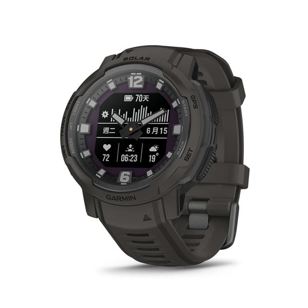 Garmin Instinct Crossover Solar 太陽能運動指針GPS智慧錶 - 遠野倉庫 Yuenye Warehouse