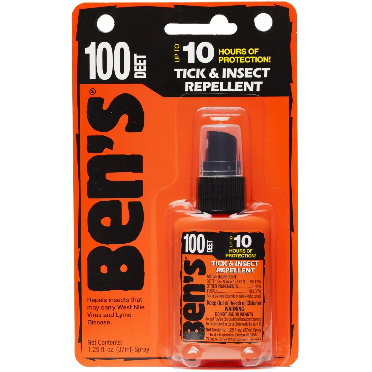 BEN'S 100 PUMP - 100% DEET 蚊怕水 (37ml/100ml) - 遠野倉庫 Yuenye Warehouse