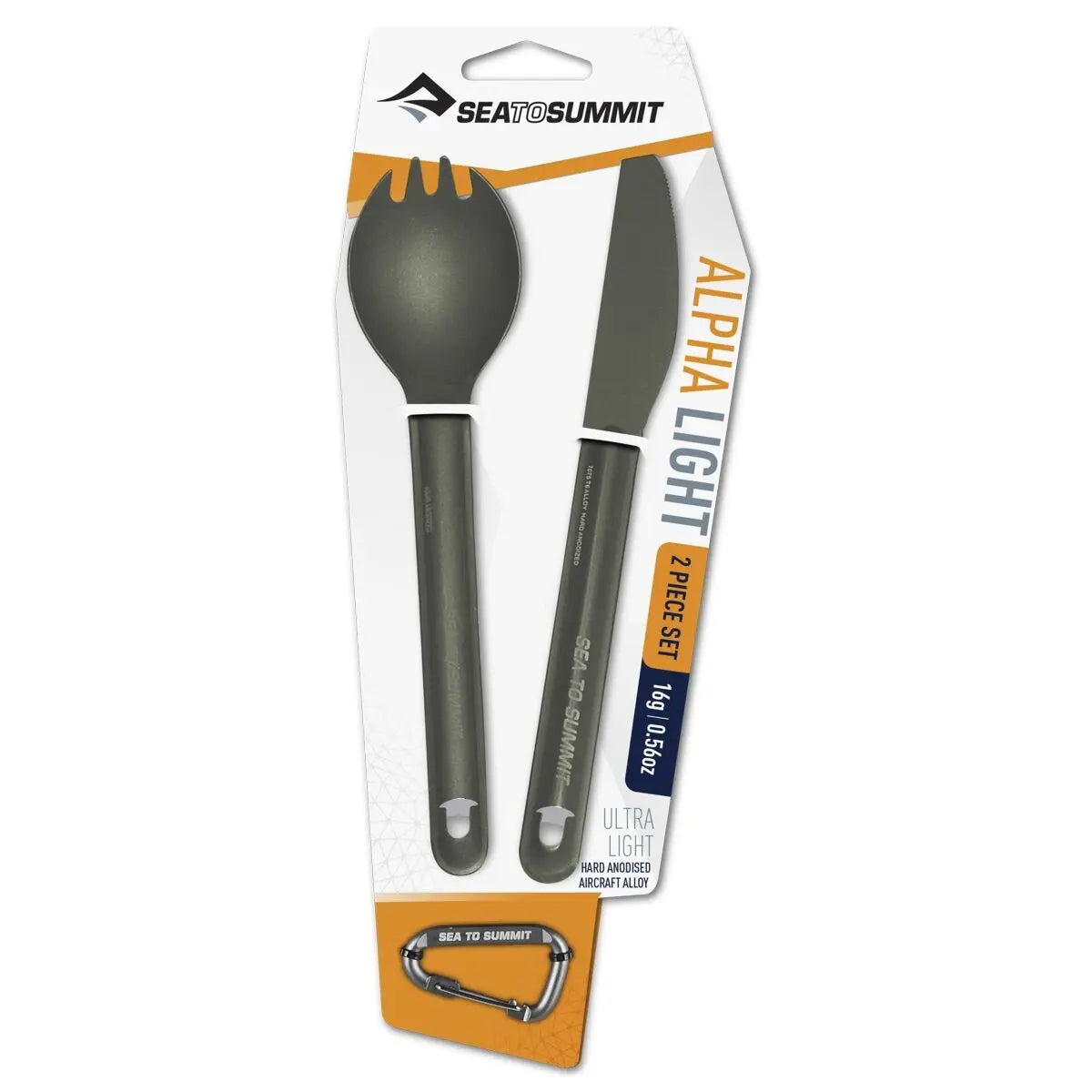 Sea To Summit AlphaLight™ Cutlery 2p 二合一輕量鋁合金餐具組合 - 遠野倉庫 Yuenye Warehouse