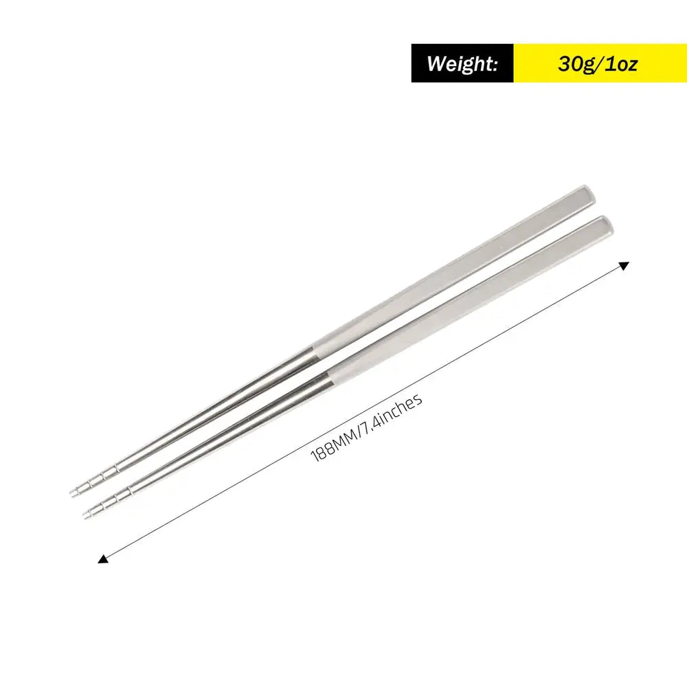 Ultralight Titanium Chopsticks 超輕鈦筷子 (18.8cm/22.5cm) - 遠野倉庫 Yuenye Warehouse