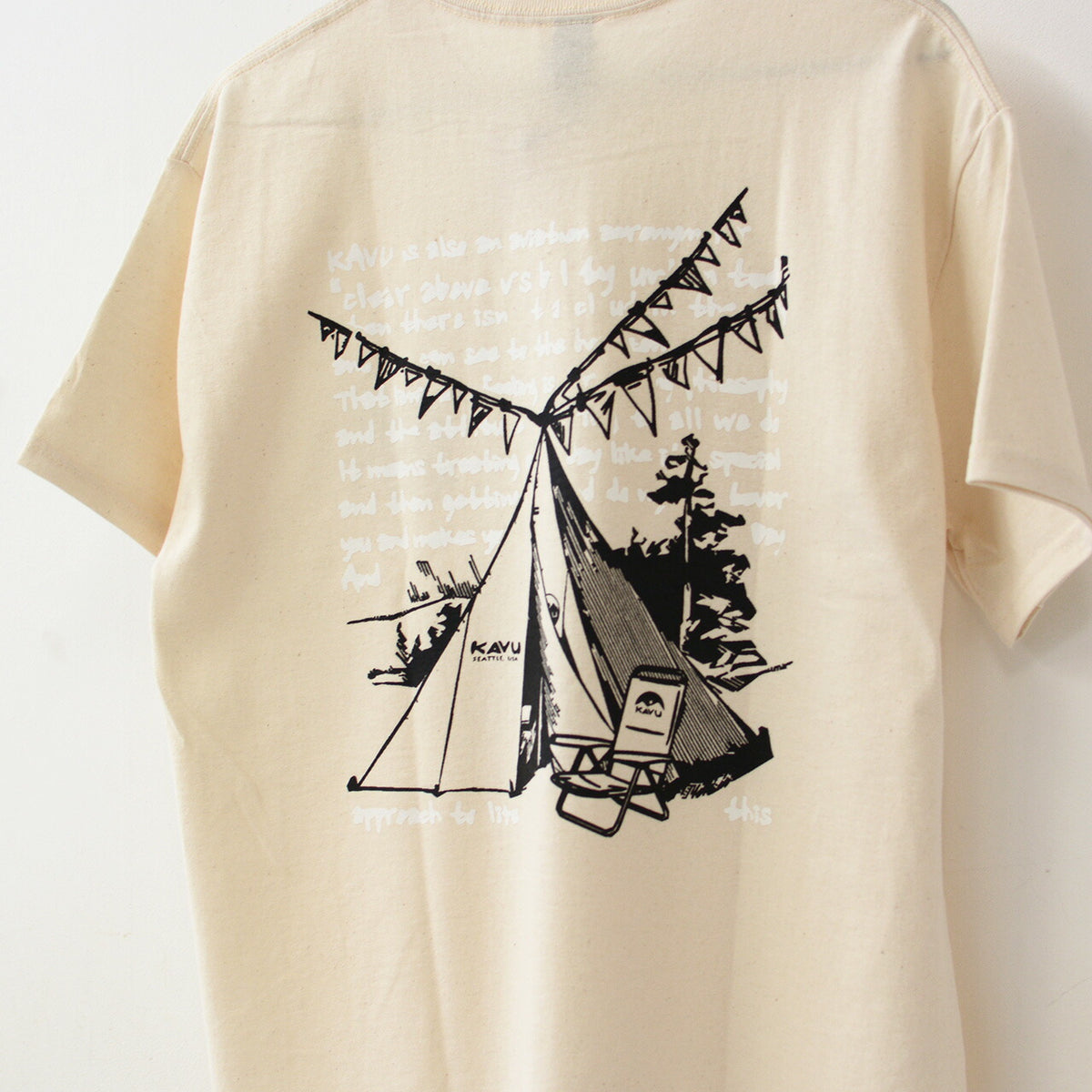 KAVU Tent Tee 帳篷圖案 T 恤 (S24日版)