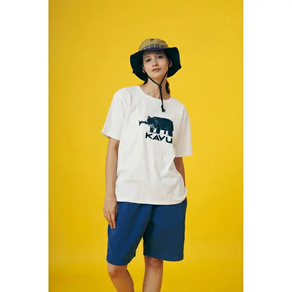 KAVU Hai Bear Tee 高熊T恤 (S24日版) - 遠野倉庫 Yuenye Warehouse