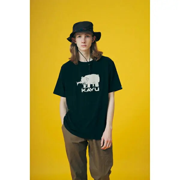 KAVU Hai Bear Tee 高熊T恤 (S24日版) - 遠野倉庫 Yuenye Warehouse