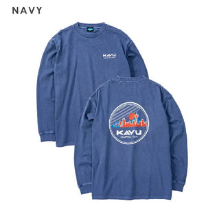 KAVU City Logo LS Tee 城市標誌長袖T恤 (S24日版) - 遠野倉庫 Yuenye Warehouse