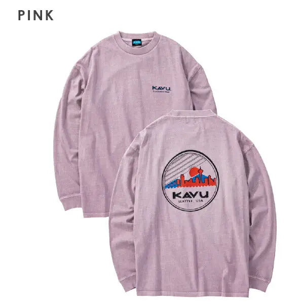 KAVU City Logo LS Tee 城市標誌長袖T恤 (S24日版) - 遠野倉庫 Yuenye Warehouse