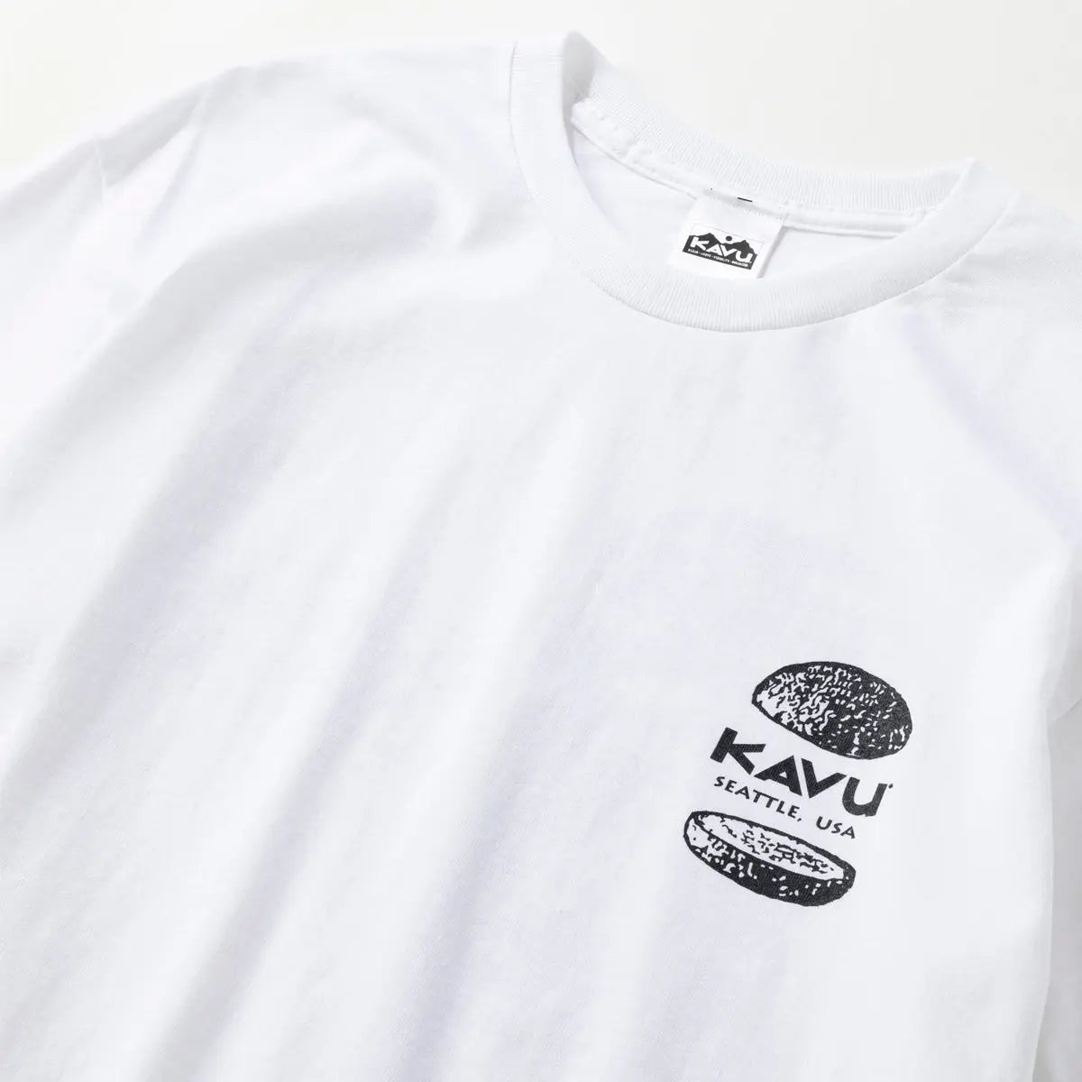 KAVU Burger Tee 漢堡圖案 T 恤 (S24日版) - 遠野倉庫 Yuenye Warehouse