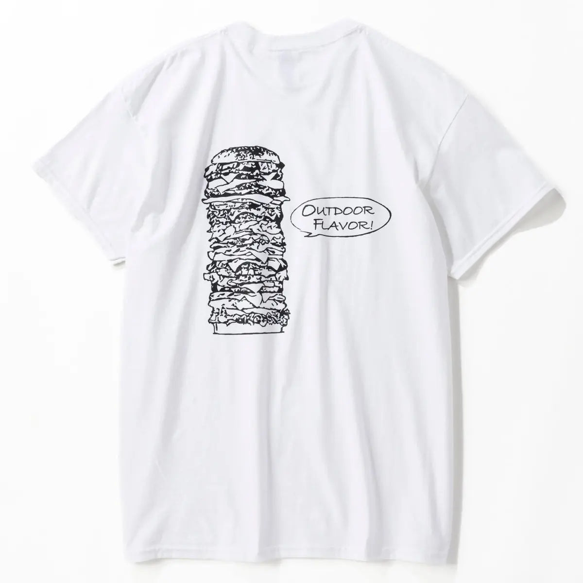 KAVU Burger Tee 漢堡圖案 T 恤 (S24日版) - 遠野倉庫 Yuenye Warehouse