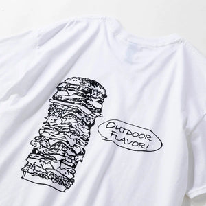 KAVU Burger Tee 漢堡圖案 T 恤 (S24日版) - 遠野倉庫 Yuenye Warehouse