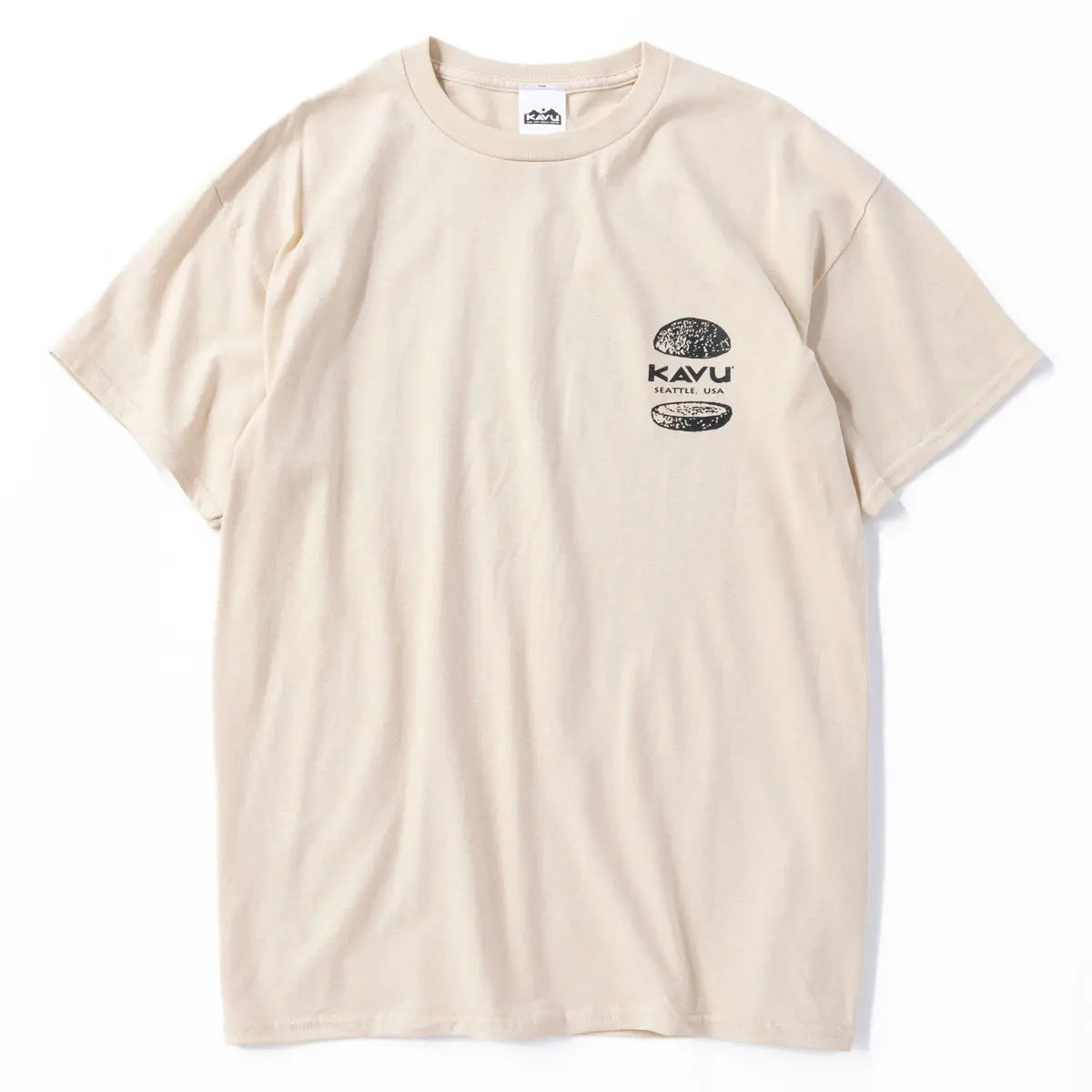 KAVU Burger Tee 漢堡圖案 T 恤 (S24日版) - 遠野倉庫 Yuenye Warehouse