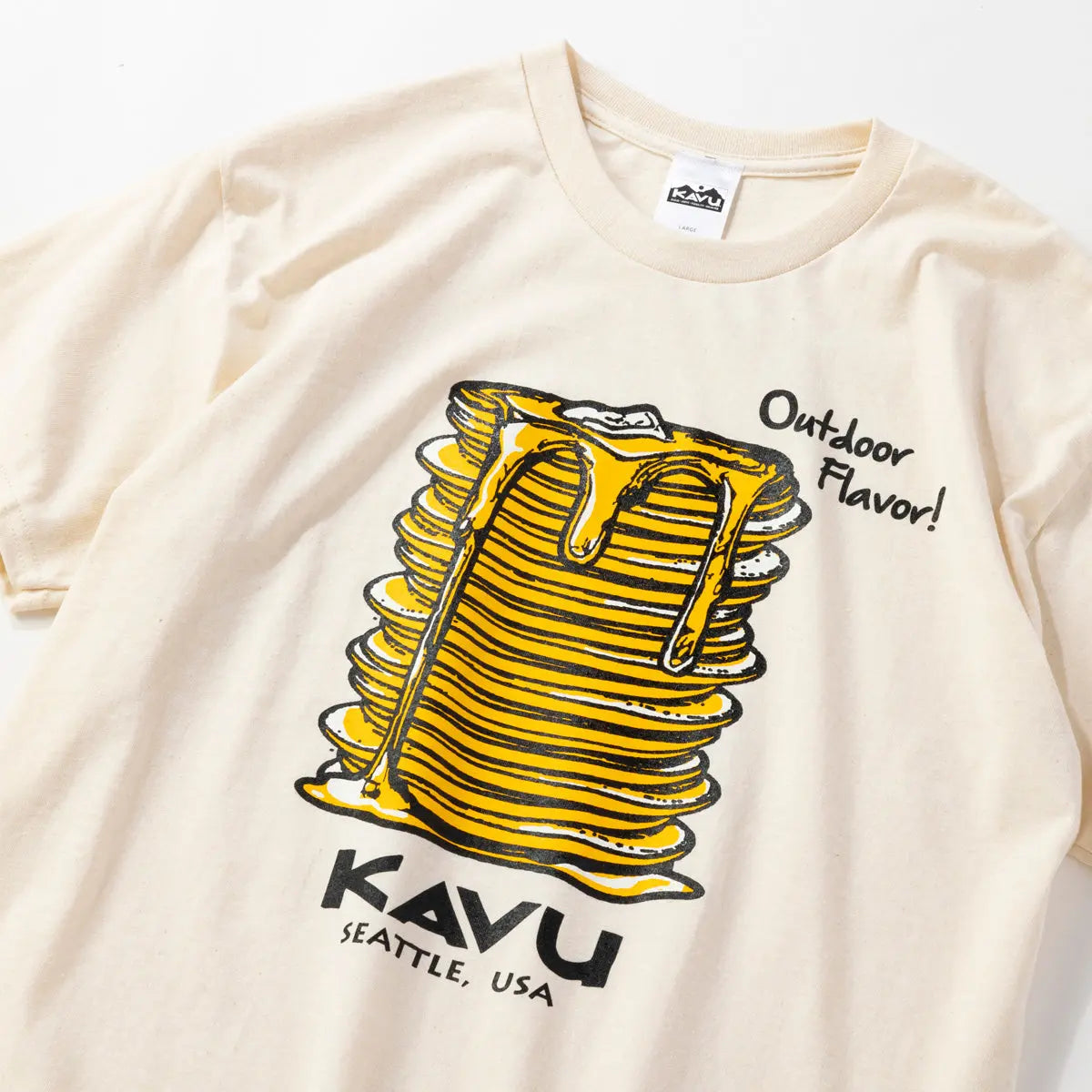 KAVU Pancake Tee 班戟圖案 T 恤 (S24日版) - 遠野倉庫 Yuenye Warehouse