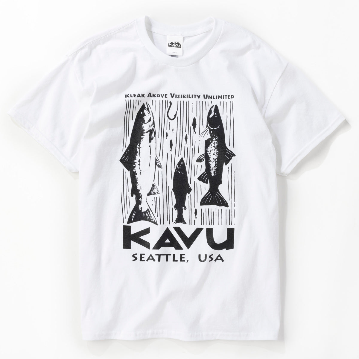 KAVU Salmon Tee 鮭魚圖案 T 恤 (S24日版)