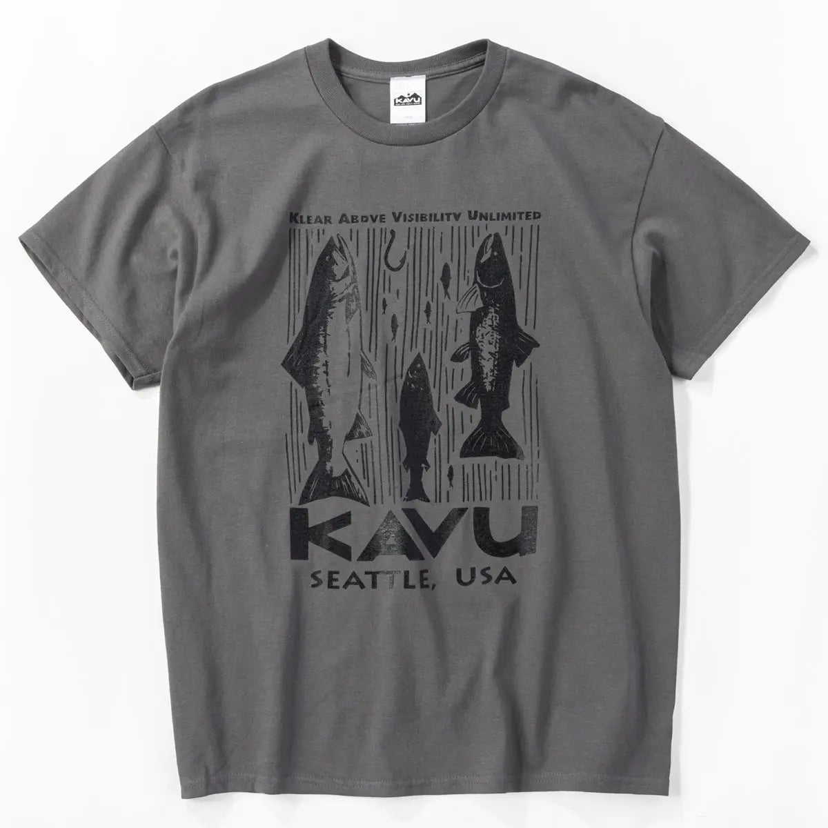 KAVU Salmon Tee 鮭魚圖案 T 恤 (S24日版) - 遠野倉庫 Yuenye Warehouse