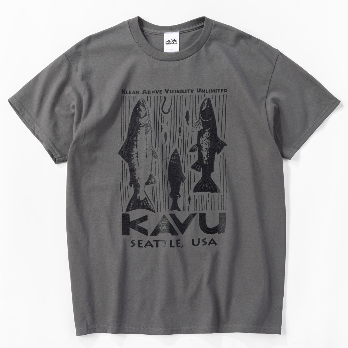 KAVU Salmon Tee 鮭魚圖案 T 恤 (S24日版)