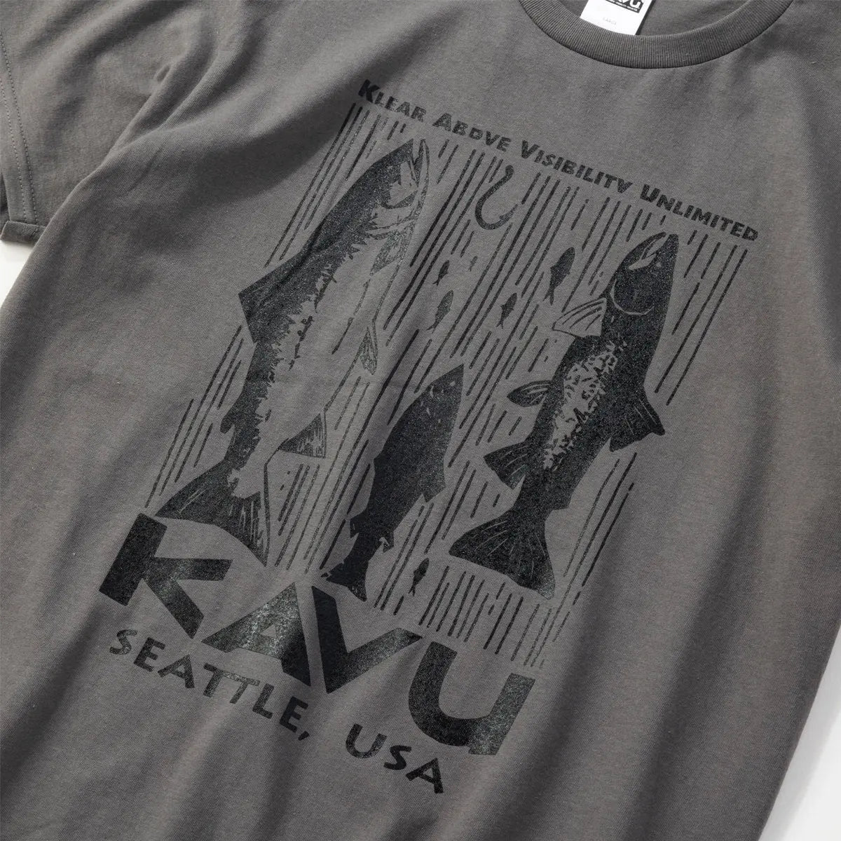 KAVU Salmon Tee 鮭魚圖案 T 恤 (S24日版) - 遠野倉庫 Yuenye Warehouse