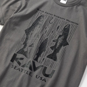 KAVU Salmon Tee 鮭魚圖案 T 恤 (S24日版) - 遠野倉庫 Yuenye Warehouse