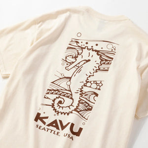 KAVU Seahorse Tee 海馬圖案 T 恤 (S24日版) - 遠野倉庫 Yuenye Warehouse