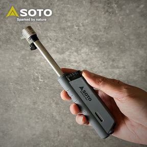 SOTO Slide GAS Torch ST-487HGY / ST-487HCT 伸縮火機(限量灰色/棕色版)