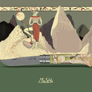 Opinel N08 Editon Nature 大自然限量版 尖頭摺刀 - 遠野倉庫 Yuenye Warehouse