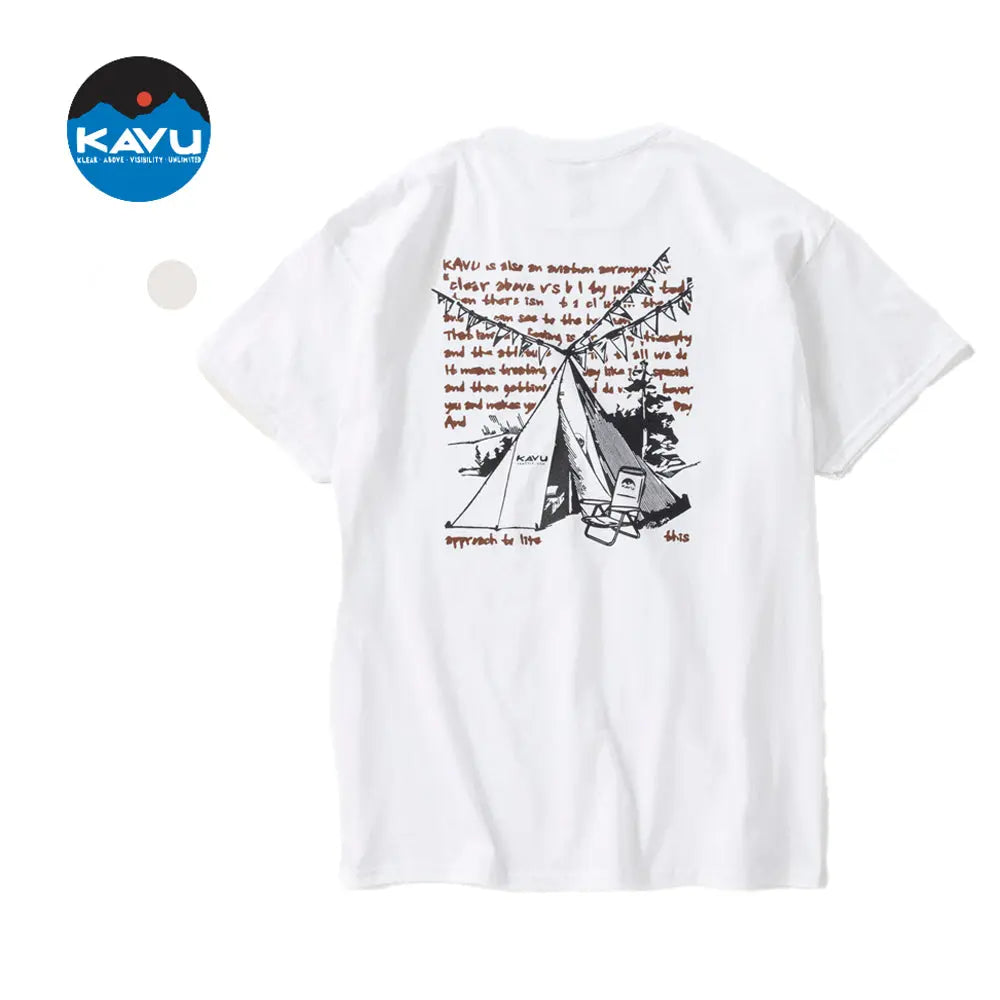 KAVU Tent Tee 帳篷圖案 T 恤 (S24日版) - 遠野倉庫 Yuenye Warehouse