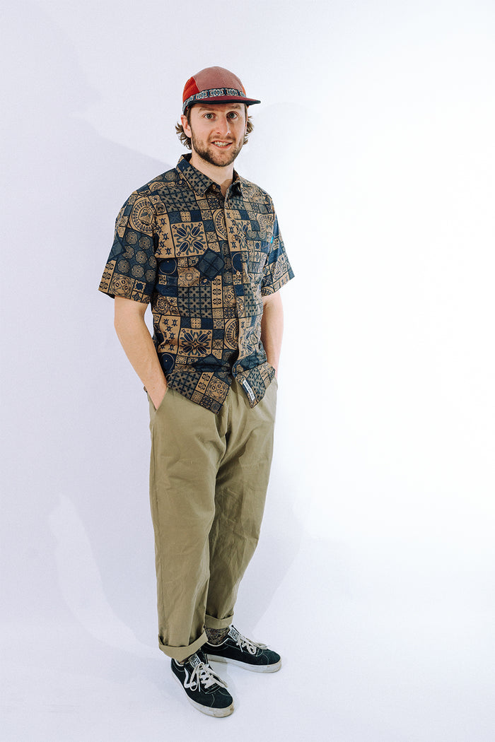 KAVU Festaruski Shirt 派對短袖襯衫 (S24) - Adventure Tile