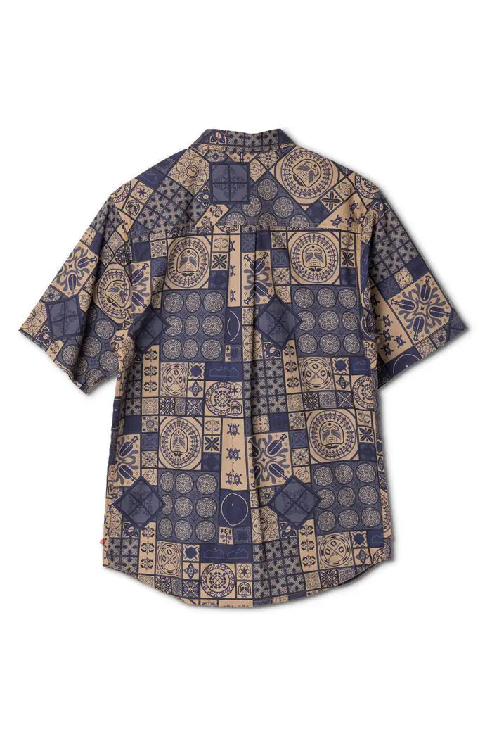 KAVU Festaruski Shirt 派對短袖襯衫 (S24) - Adventure Tile KAVU