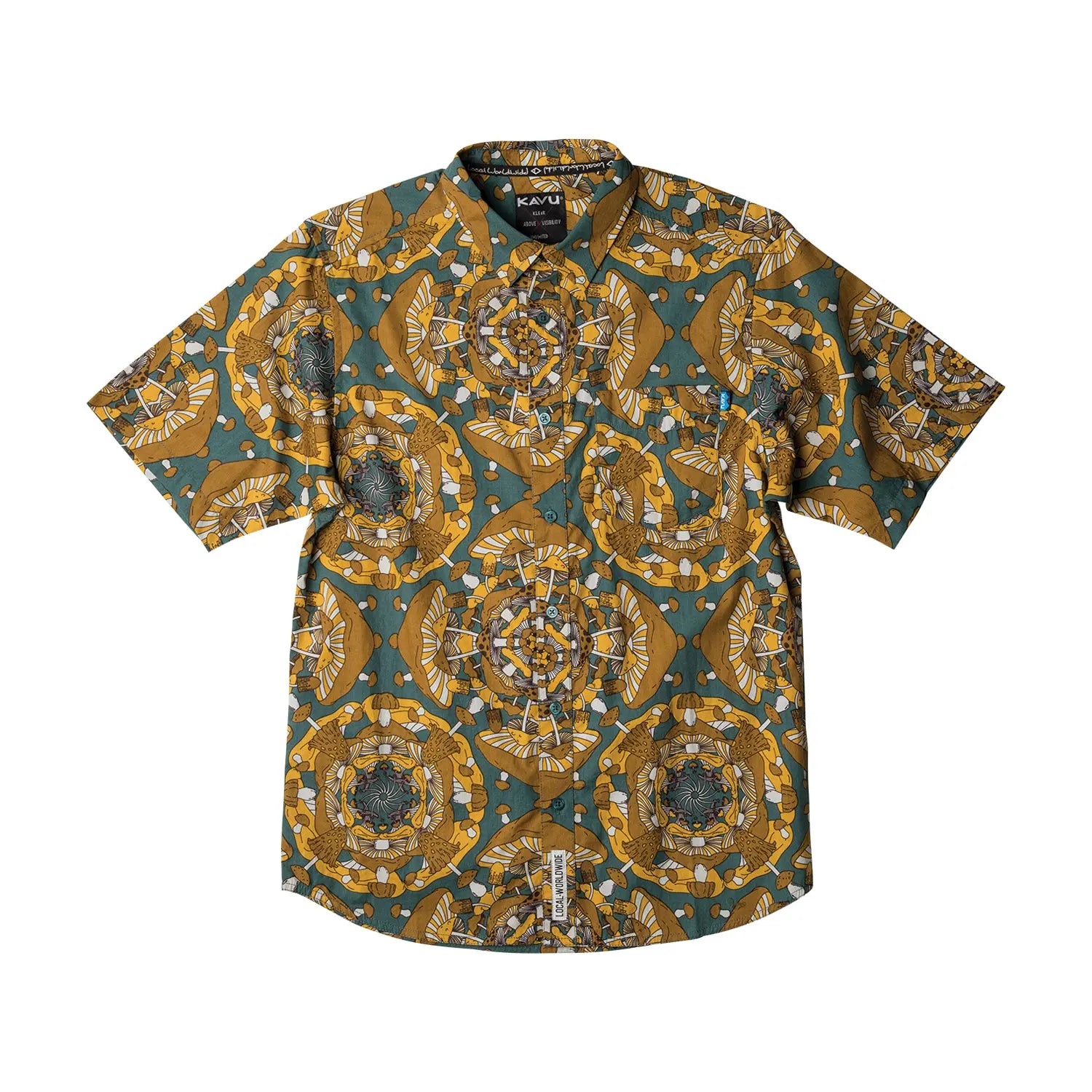 KAVU Festaruski Shirt 派對短袖襯衫 (S24) - Shroomarama - 遠野倉庫 Yuenye Warehouse