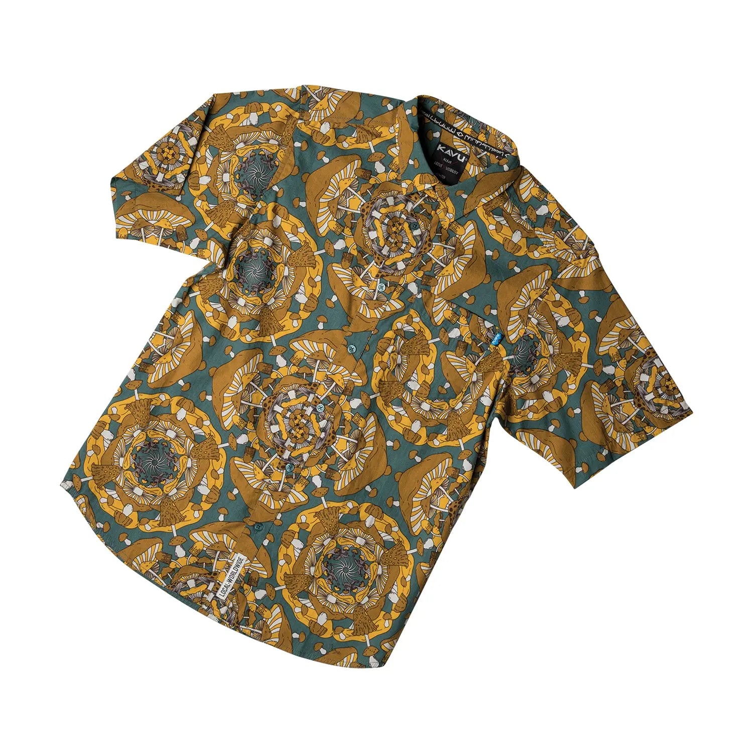 KAVU Festaruski Shirt 派對短袖襯衫 (S24) - Shroomarama - 遠野倉庫 Yuenye Warehouse