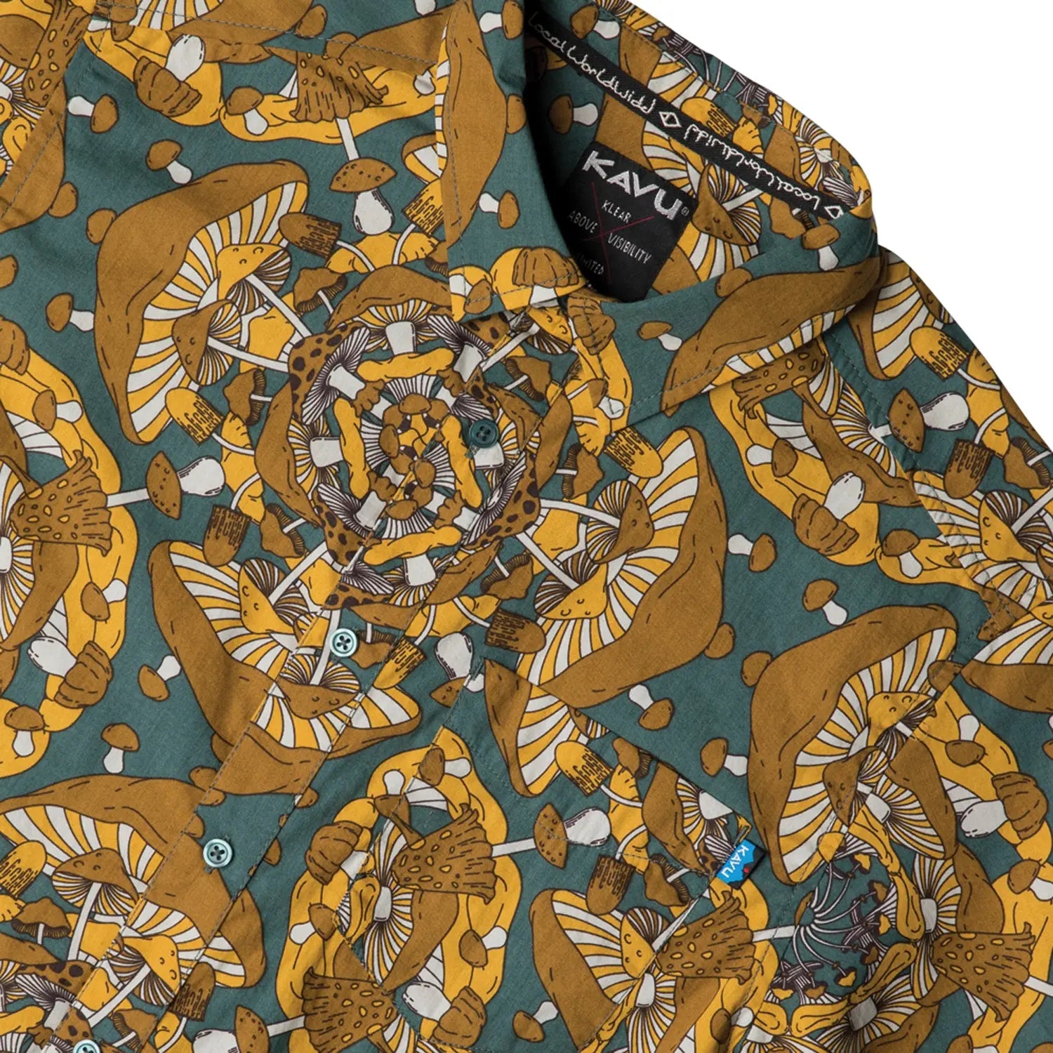 KAVU Festaruski Shirt 派對短袖襯衫 (S24) - Shroomarama - 遠野倉庫 Yuenye Warehouse