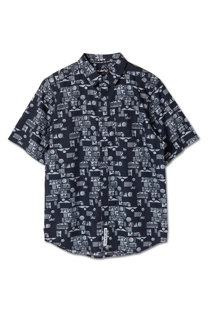 KAVU Festaruski Shirt 派對短袖襯衫 (S24) - Upmost Summit KAVU