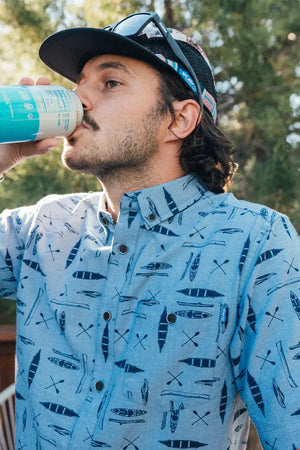 KAVU Juan Shirt 休閒短袖襯衫 (S24) - Paddle Onward - 遠野倉庫 Yuenye Warehouse