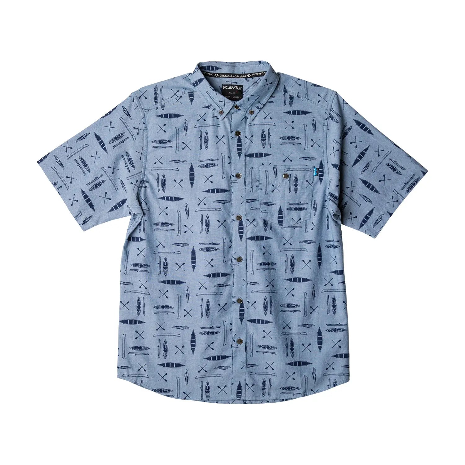 KAVU Juan Shirt 休閒短袖襯衫 (S24) - Paddle Onward - 遠野倉庫 Yuenye Warehouse
