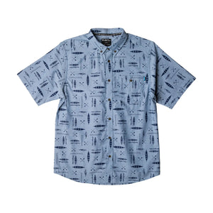 KAVU Juan Shirt 休閒短袖襯衫 (S24) - Paddle Onward - 遠野倉庫 Yuenye Warehouse
