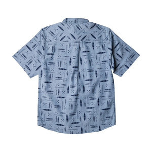 KAVU Juan Shirt 休閒短袖襯衫 (S24) - Paddle Onward - 遠野倉庫 Yuenye Warehouse