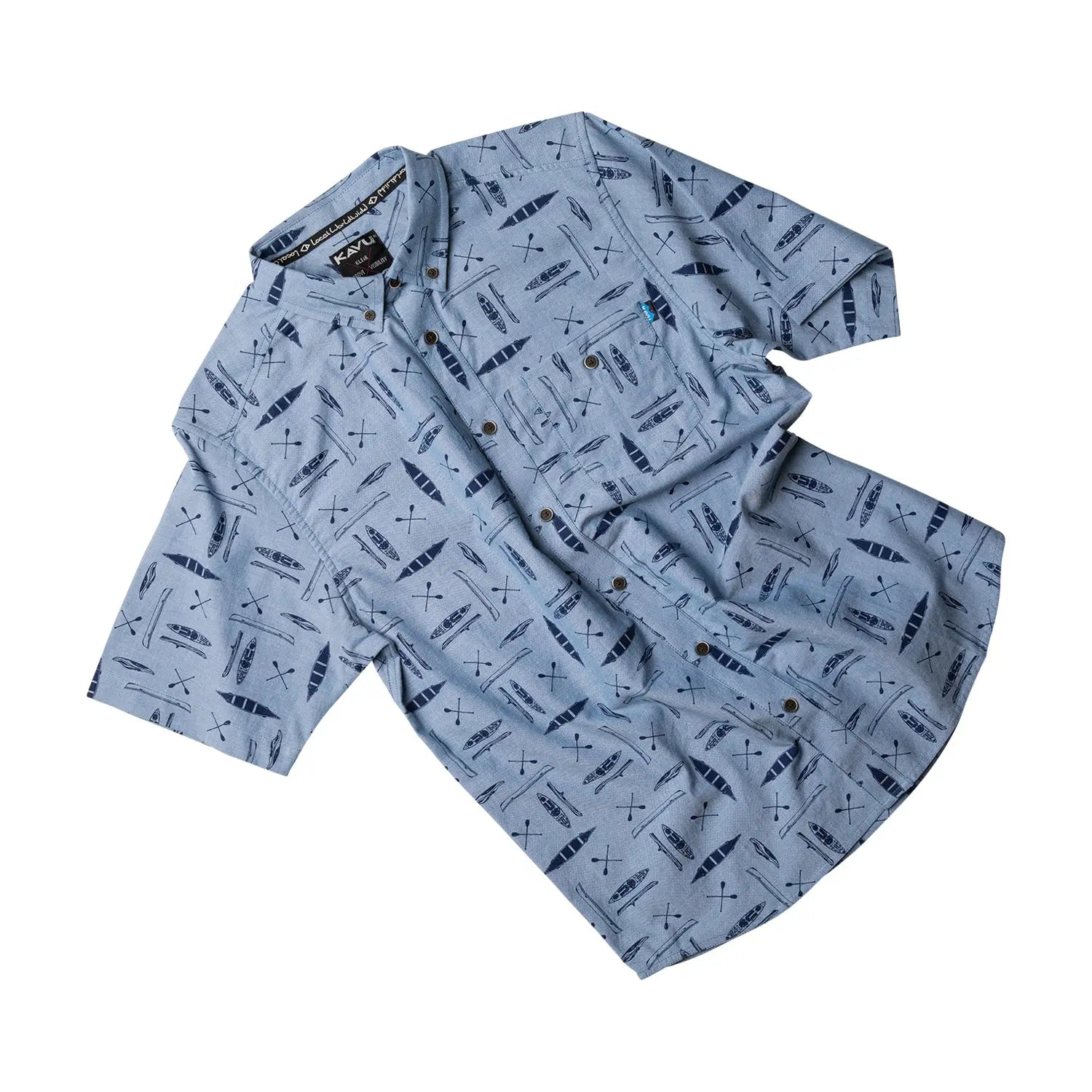 KAVU Juan Shirt 休閒短袖襯衫 (S24) - Paddle Onward - 遠野倉庫 Yuenye Warehouse