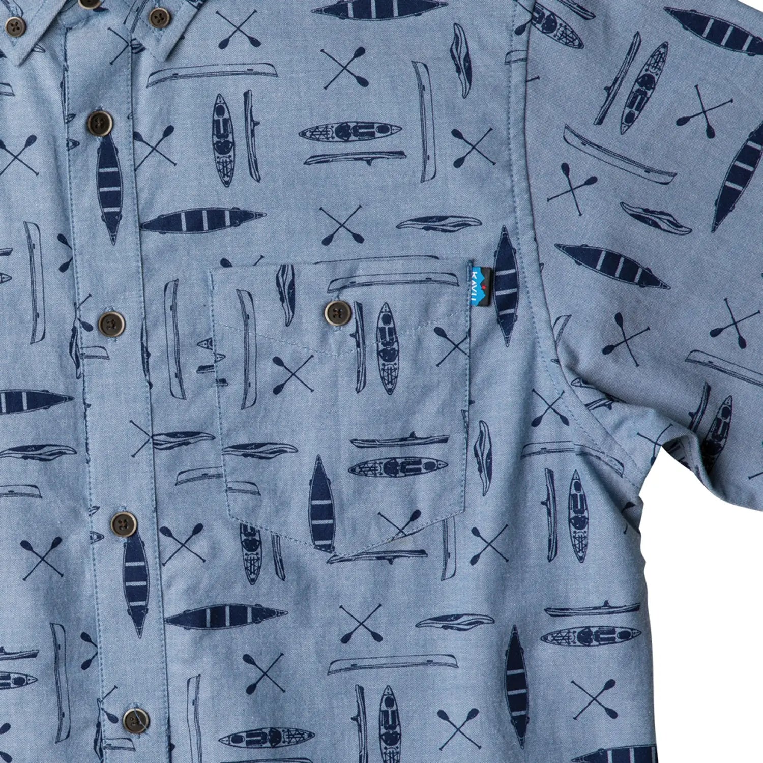 KAVU Juan Shirt 休閒短袖襯衫 (S24) - Paddle Onward - 遠野倉庫 Yuenye Warehouse