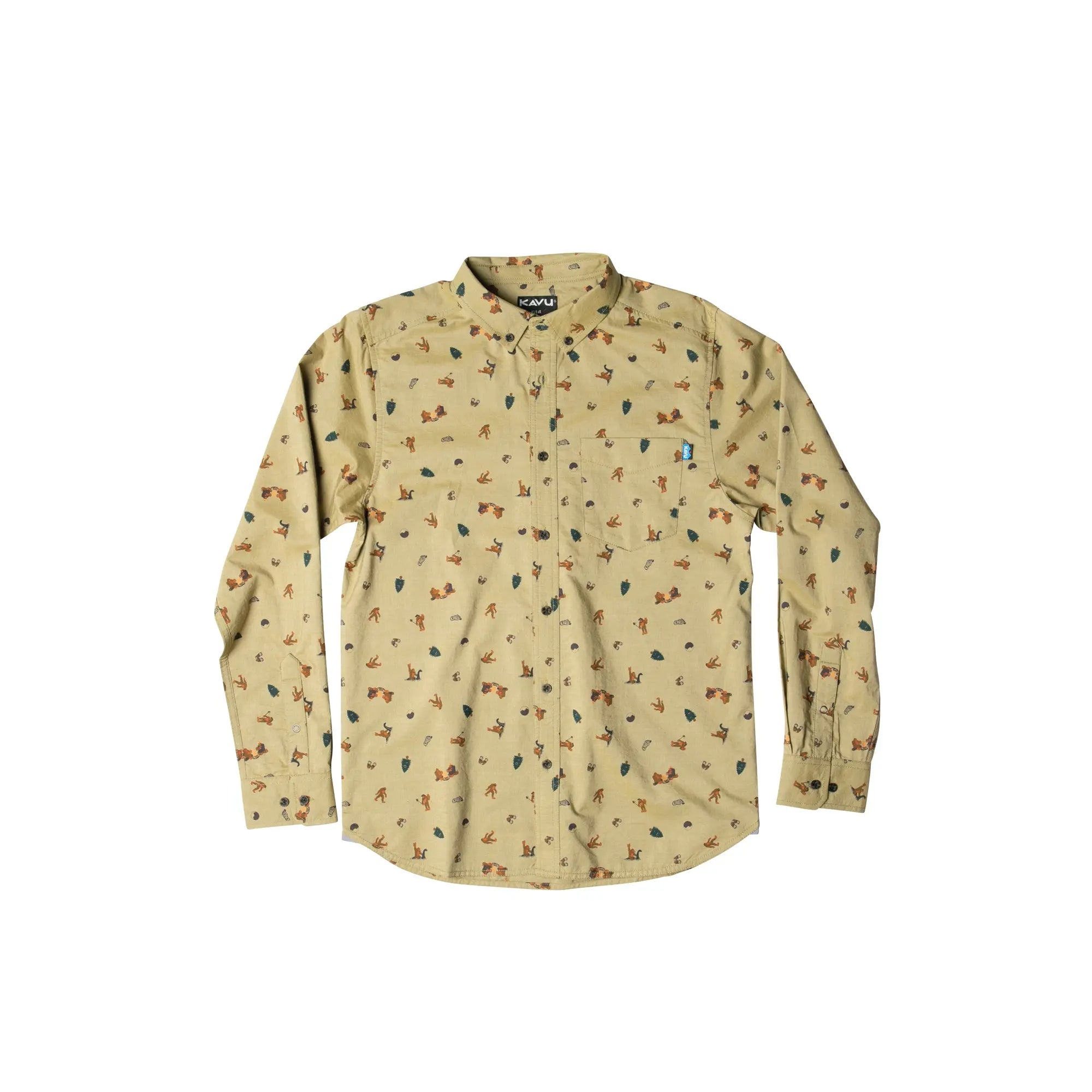 KAVU Linden Sasquatch Day 襯衫 - 大腳野人 KAVU