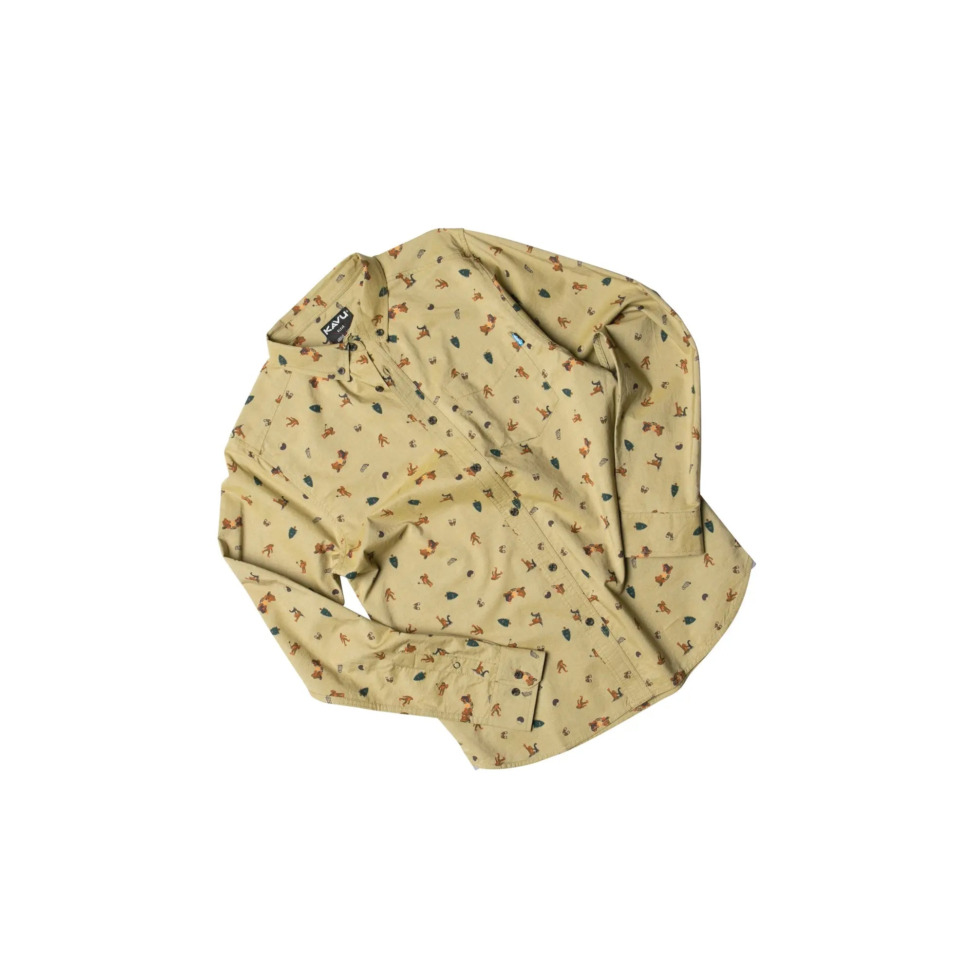 KAVU Linden Sasquatch Day 襯衫 - 大腳野人 KAVU