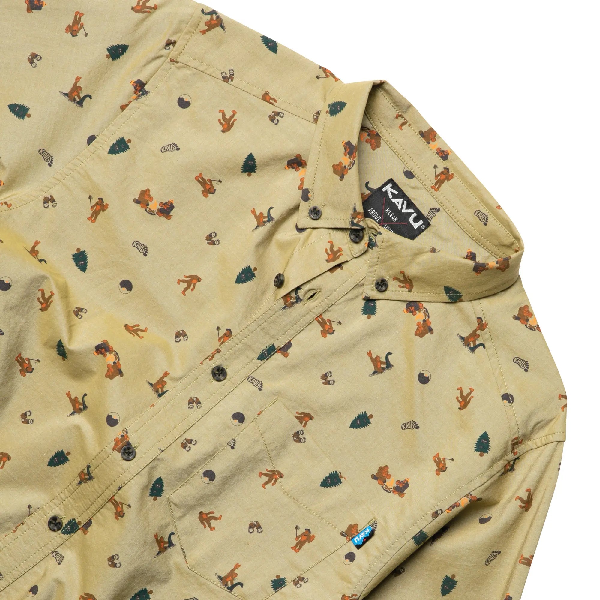 KAVU Linden Sasquatch Day 襯衫 - 大腳野人 KAVU