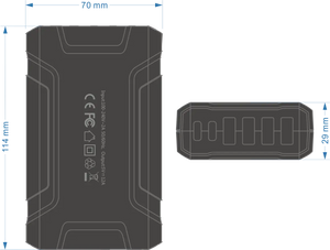 WavLink 六端口便攜快速60W充電座 (USB-C 3A Max x 2 + USB 2.4A Max x 4) - 遠野倉庫 Yuenye Warehouse
