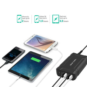 WavLink 六端口便攜快速60W充電座 (USB-C 3A Max x 2 + USB 2.4A Max x 4) - 遠野倉庫 Yuenye Warehouse