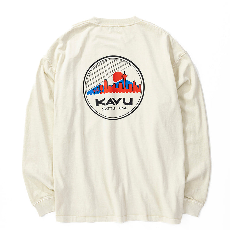 KAVU City Logo LS Tee 城市標誌長袖T恤 (S24日版)