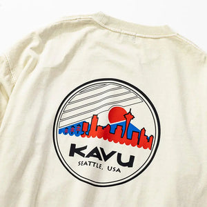 KAVU City Logo LS Tee 城市標誌長袖T恤 (S24日版) - 遠野倉庫 Yuenye Warehouse