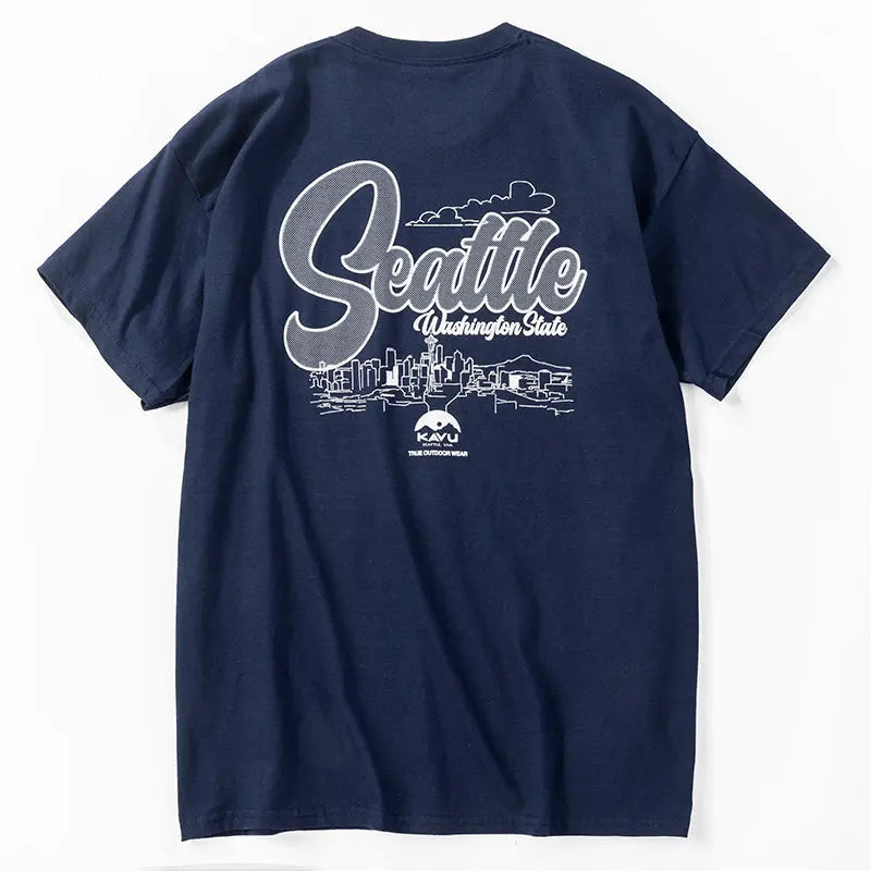 KAVU Seattle Logo Tee 西雅圖標誌 T 恤 (S24日版) - 遠野倉庫 Yuenye Warehouse