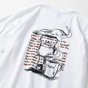 KAVU Coffee Tee 咖啡圖案 T 恤 (S24日版) - 遠野倉庫 Yuenye Warehouse
