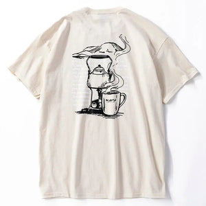 KAVU Coffee Tee 咖啡圖案 T 恤 (S24日版) - 遠野倉庫 Yuenye Warehouse