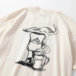 KAVU Coffee Tee 咖啡圖案 T 恤 (S24日版) - 遠野倉庫 Yuenye Warehouse