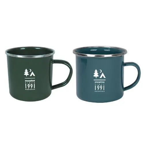 Snowline Camping Mug 韓國琺琅鋼製露營杯 400ML - 遠野倉庫 Yuenye Warehouse