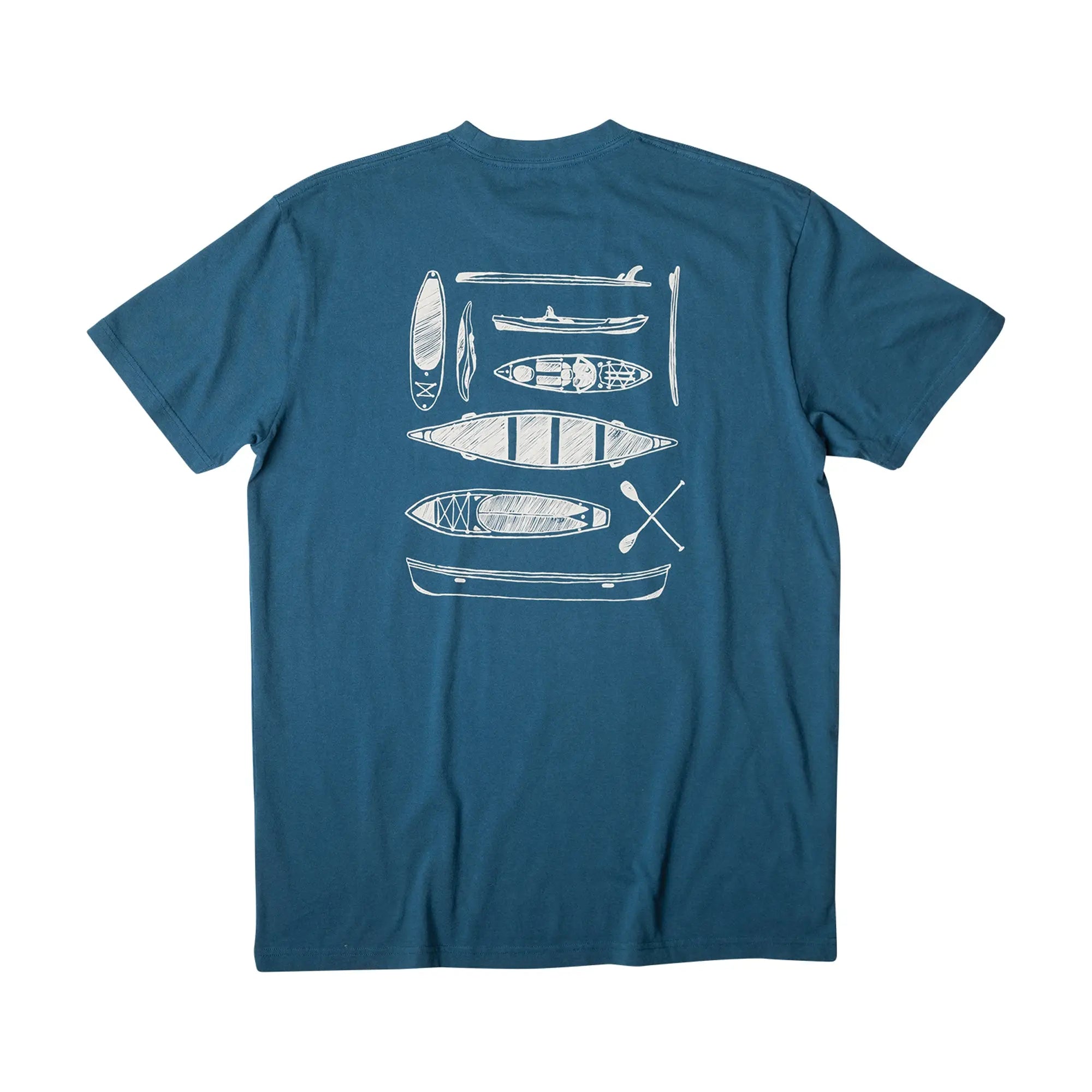 KAVU Paddle Out T-Shirt 休閒短袖圓領T恤(S24) - Agean - 遠野倉庫 Yuenye Warehouse