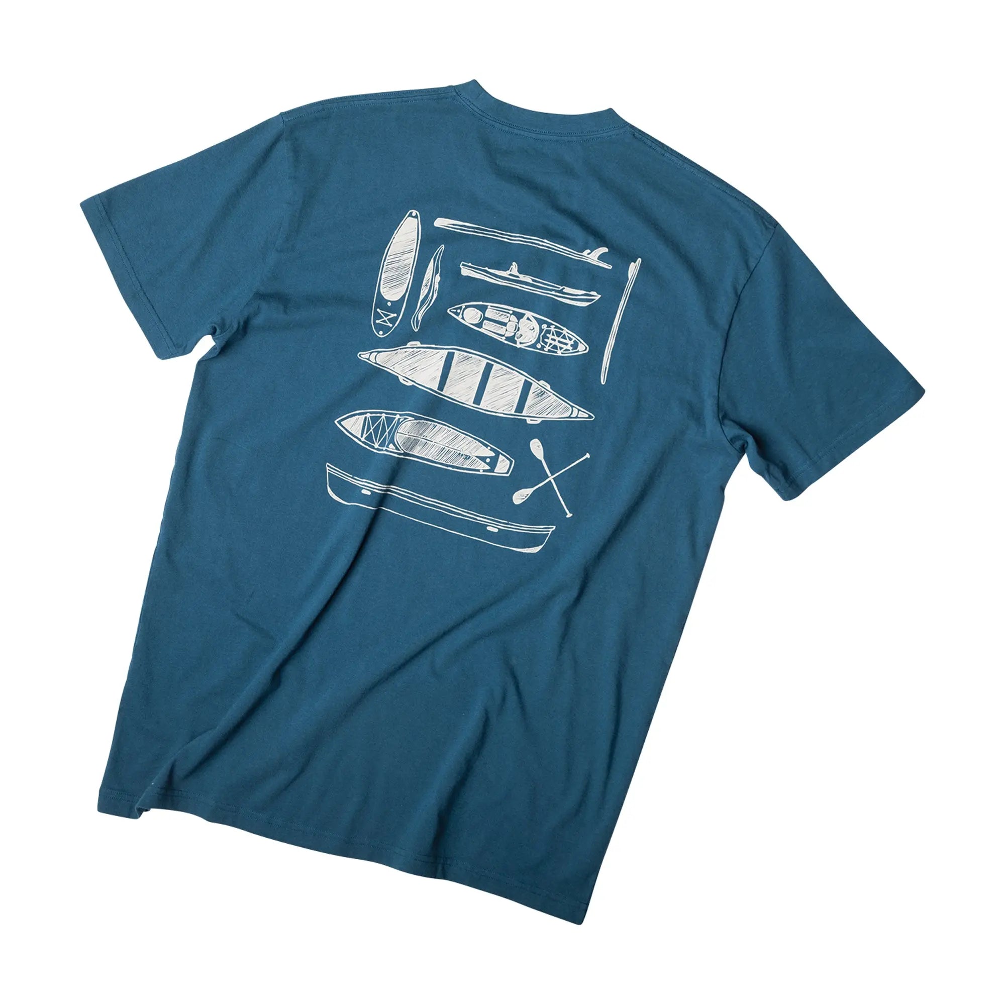 KAVU Paddle Out T-Shirt 休閒短袖圓領T恤(S24) - Agean - 遠野倉庫 Yuenye Warehouse